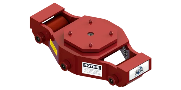 Tilt Type Swivel Utility Skate HUMS-HD-30 | 15 Ton Capacity - Steel Rollers