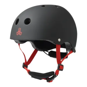 TRIPLE 8 LIL 8 KIDS HELMET BLACK RUBBER