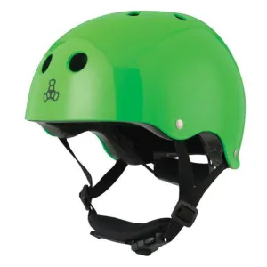 Triple 8 Lil 8 Youth Green Gloss Helmet - Certified