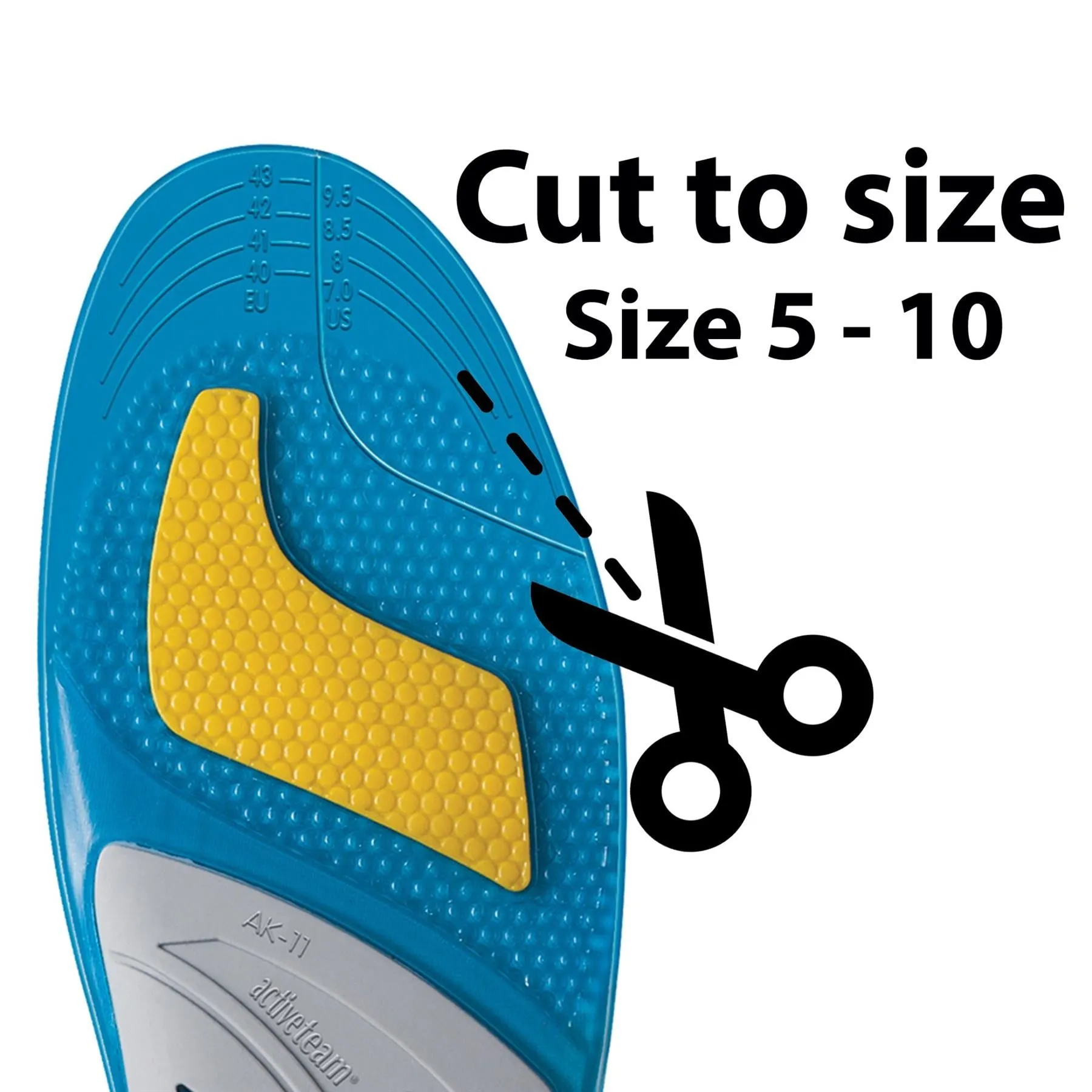 TruClothing  Gel Insoles Sports Everyday Active Shoe Inserts