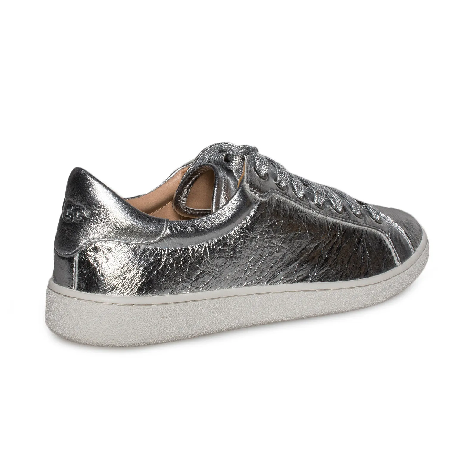 UGG Milo Metallic Silver Sneakers - Women's