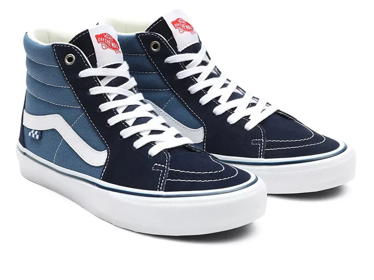 Vans Skate Sk8-Hi Pro Shoe - Navy/White