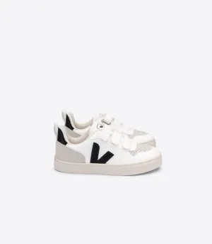 Veja Kids V-10 CWL White Black Trainers (EU28-35)