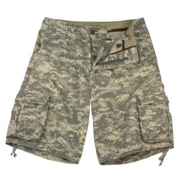 Vintage Style Camo Infantry Utility Shorts