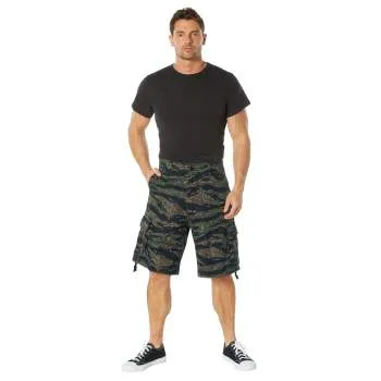 Vintage Style Camo Infantry Utility Shorts