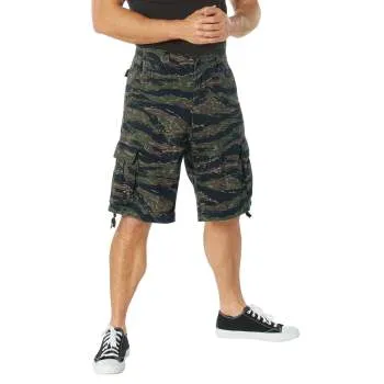 Vintage Style Camo Infantry Utility Shorts