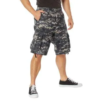 Vintage Style Camo Infantry Utility Shorts