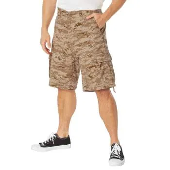 Vintage Style Camo Infantry Utility Shorts