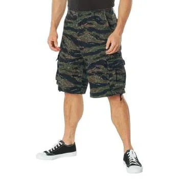 Vintage Style Camo Infantry Utility Shorts