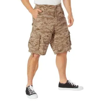 Vintage Style Camo Infantry Utility Shorts