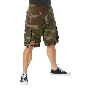 Vintage Style Camo Infantry Utility Shorts