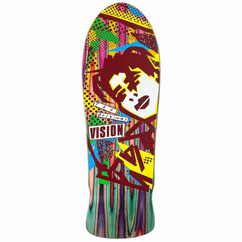 Vision 10" x 30" Original MG Limited Swirl Skateboard Deck (#V1)