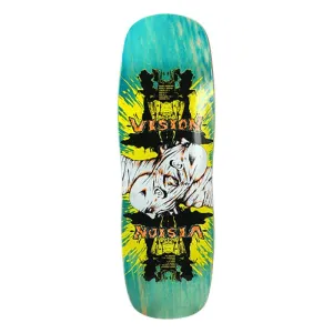 Vision 9.5" x 32.5" Double Vision (TURQ STAIN) Skateboard Deck