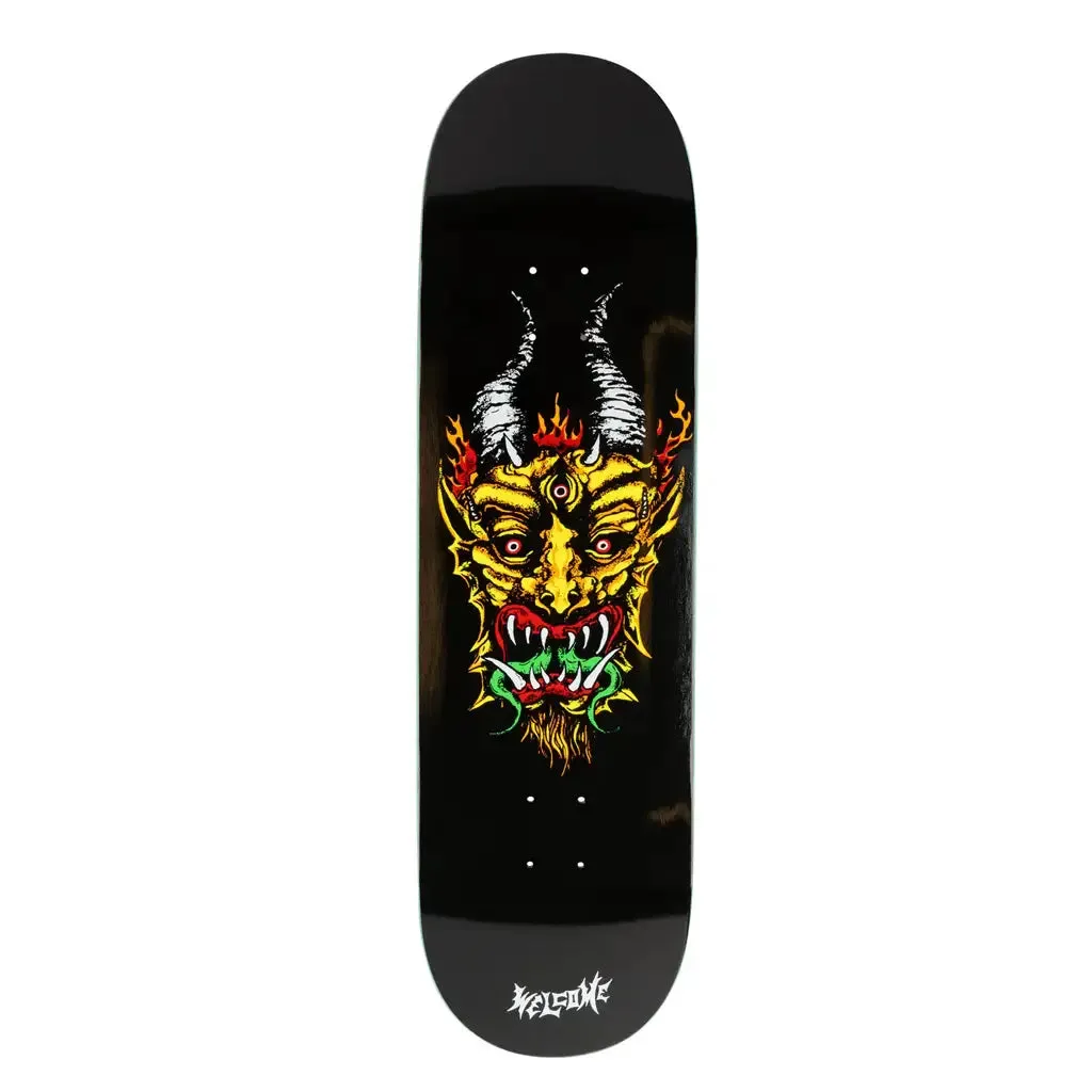 Welcome Light and Easy on Popsicle Skateboard Deck Black