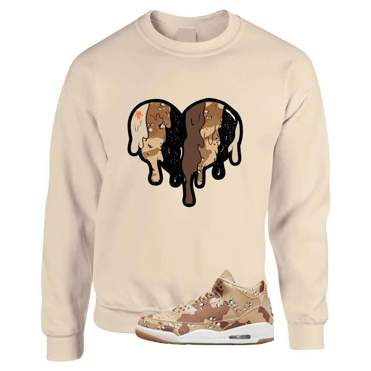 WNBA x Air Jordan 3 Desert Camo Tan T-Shirt (Heart)| illcurrency