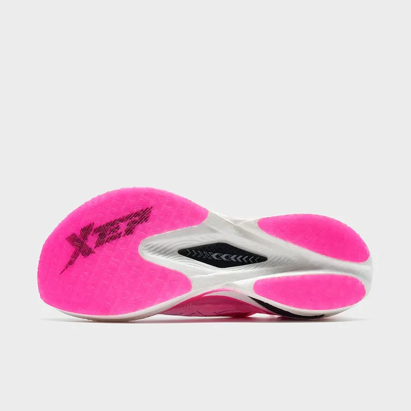 Xtep Women's 160X3.0 Pro - Sail White/Fluorescent Charm Red