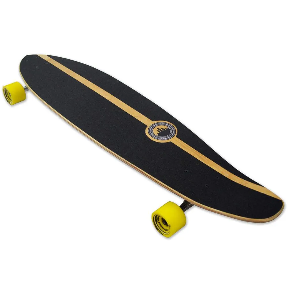 Yocaher Ripple 40" Kicktail Longboard Complete - Earth Series