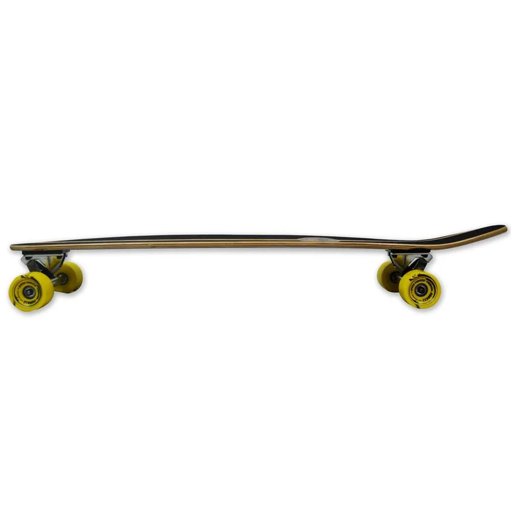 Yocaher Ripple 40" Kicktail Longboard Complete - Earth Series