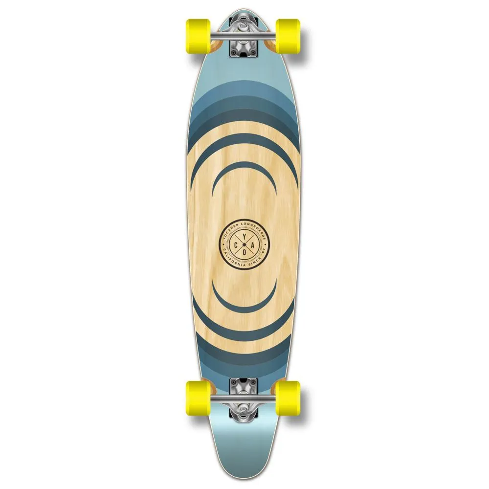 Yocaher Ripple 40" Kicktail Longboard Complete - Earth Series