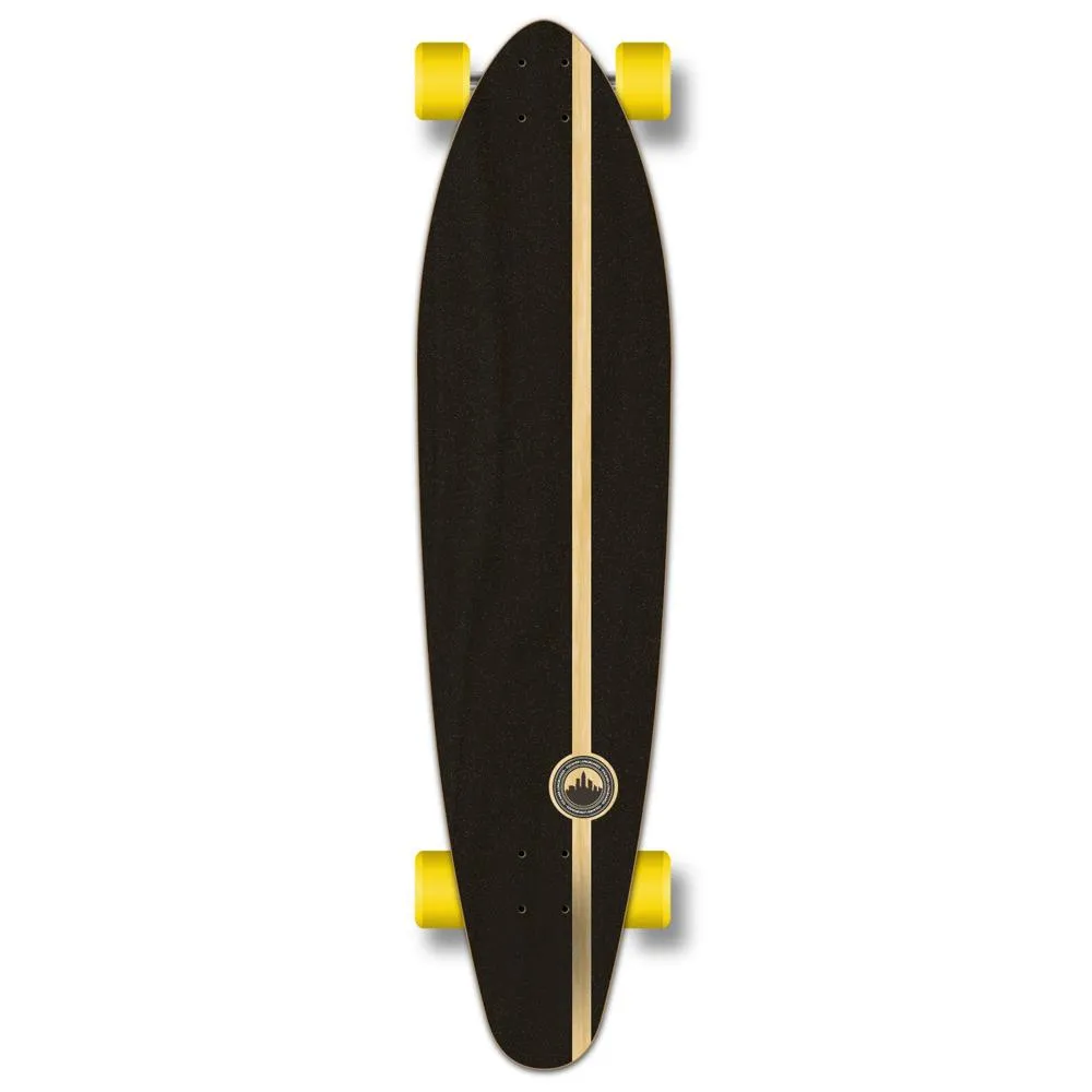 Yocaher Ripple 40" Kicktail Longboard Complete - Earth Series